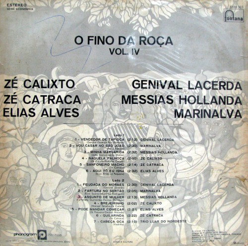 Coletânea – Fino da roça – Vol. 3 – Forró em Vinil