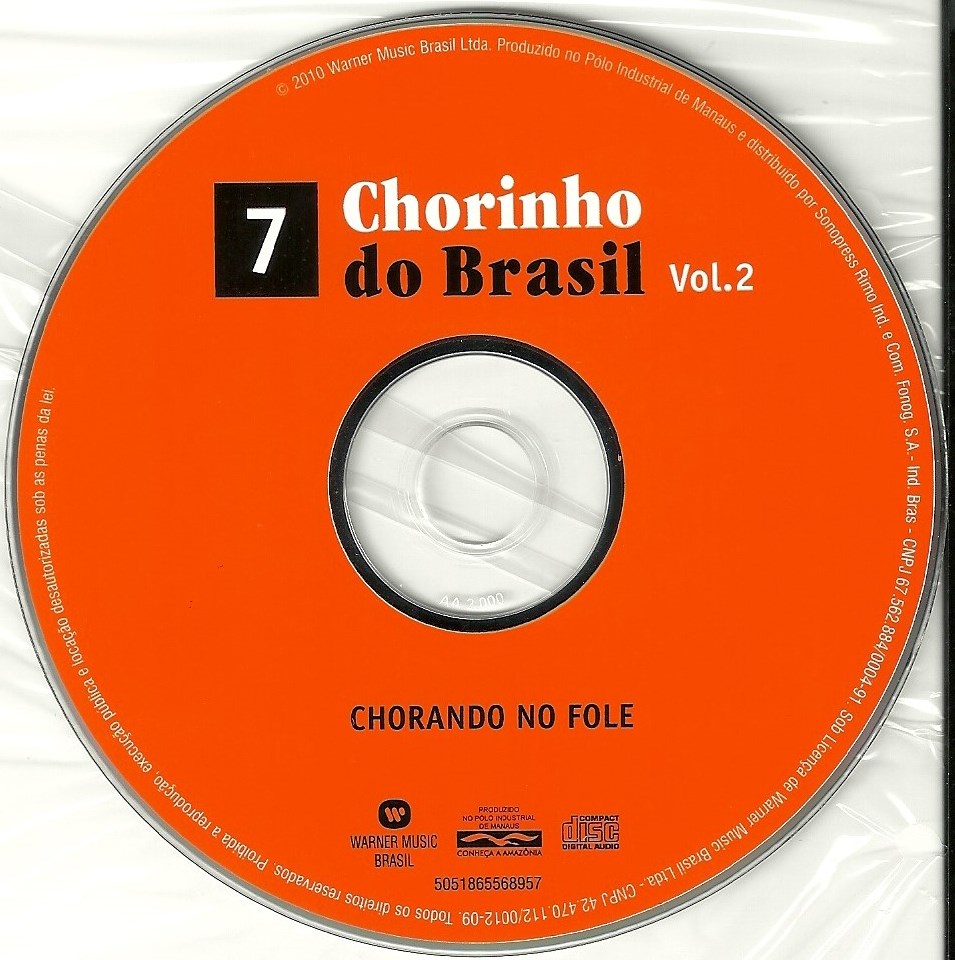 Cd Grupo Vou Vivendo Brasil Revive O Chorinho 2