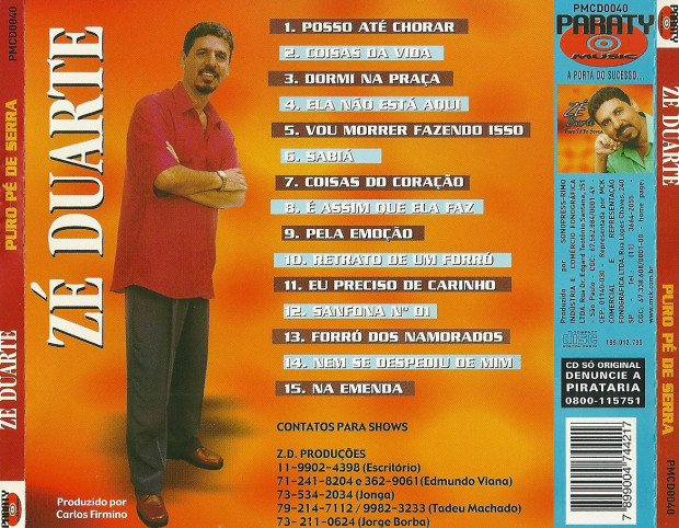 Ze Duarte 2001 - verso