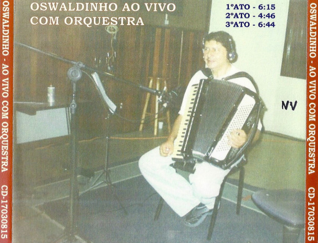 Ao vivo com Orquestra - verso cd