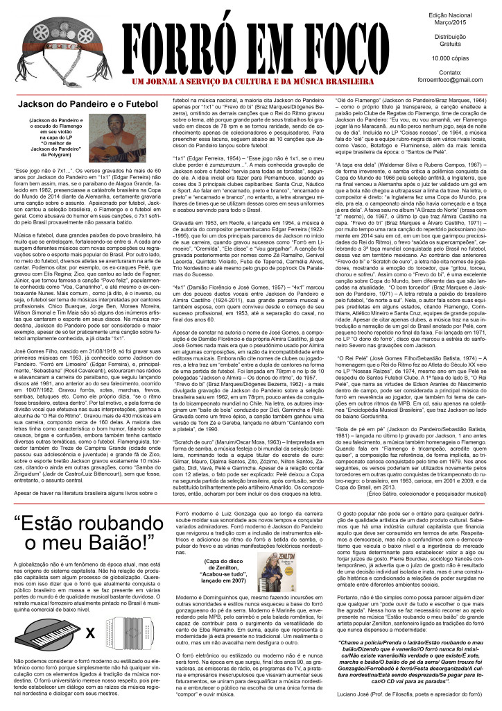 Jornal Forró em Foco - frente - mar2015
