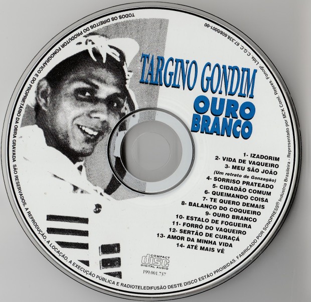 Targino Gondim - Ouro Branco - CD