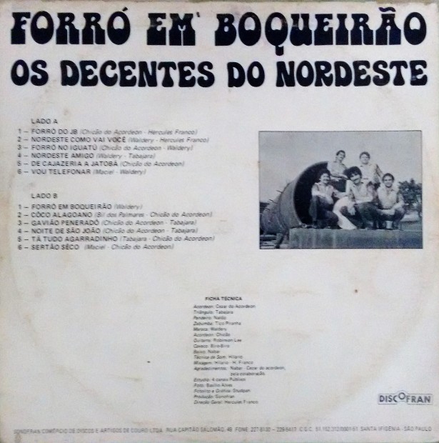 Os Decentes do Nordeste Verso